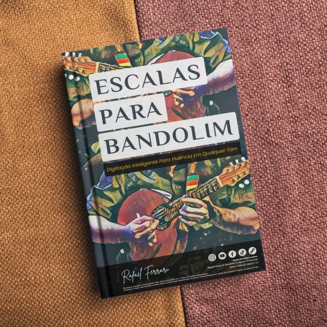 e-Book Escalas Para Bandolim: Digitação Inteligente Para Fluência em Qualquer Tom